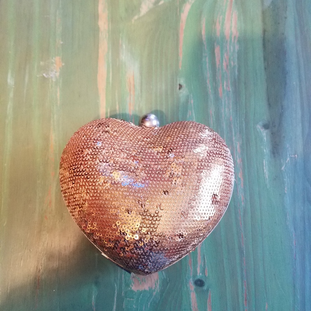 Small Heart Shaped Clutch